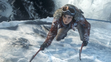 《古墓丽影崛起》恶劣环境挑战，劳拉化身荒野求生贝爷！