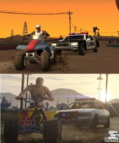 GTA系列时光穿梭：同场景对比见证时代飞跃