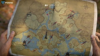 《神秘海域宝藏地图揭秘：失落遗产宝藏位置全解析》