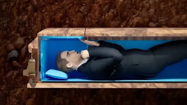 《沉浸式恐怖！VR体验：棺材中见证活埋全过程》