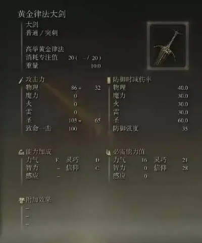 《艾尔登法环》黄金律法大剑攻略：快速获取黄金大剑秘籍