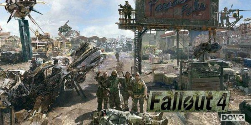 《辐射4》艺术图曝光：揭秘游戏灵感之源