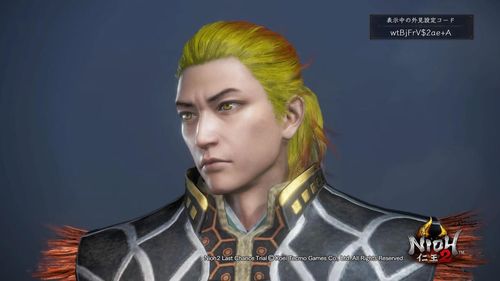 《仁王3》维吉尔捏脸秘籍，解锁全新角色魅力解析