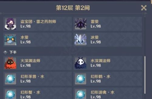 《原神》深渊12层满星阵容攻略：高效阵容推荐！