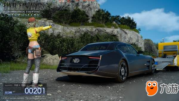 《FF15》驾驭奥迪R8，车损特效体验升级！