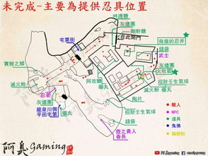 《只狼》苇名城全图攻略：高清详细地图解析