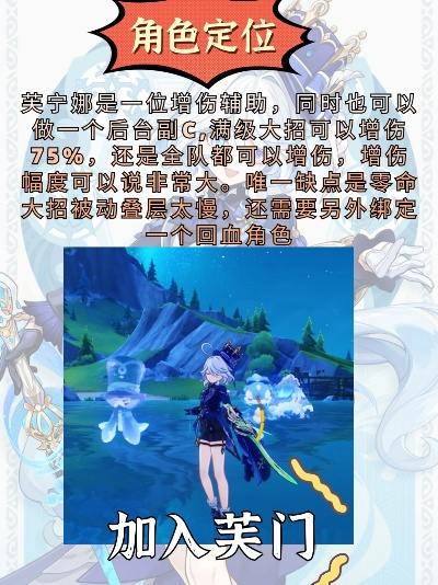 《原神》芙宁娜增伤攻略：武器圣遗物搭配及队伍最佳配置