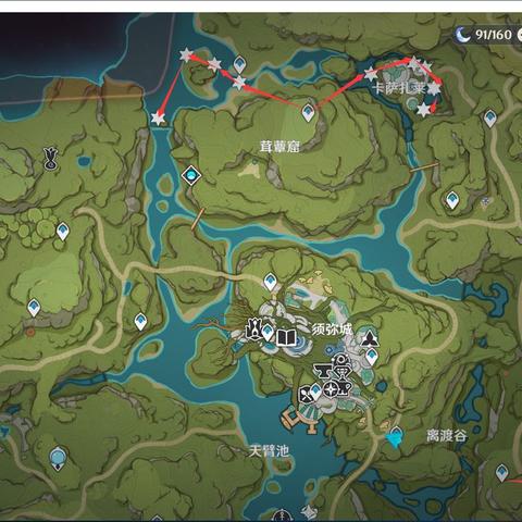 超实用！原神提纳里突破材料月莲最新采集路线大揭秘