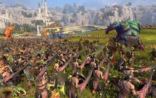 《全面战争：战锤》巴托尼亚王国激战实况，再现史诗级对决