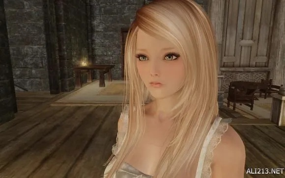 上古卷轴4重制版，金色长发女角色捏脸全攻略