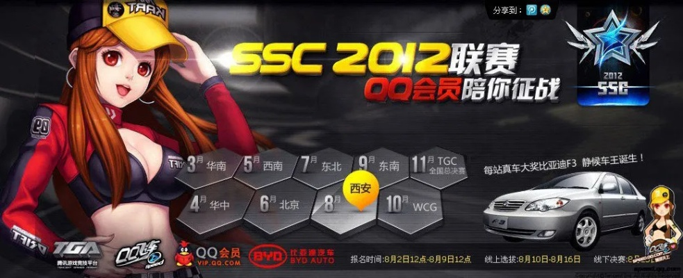 QQ飞车SSC2012绝版赛道全解析，3大隐藏技巧+冠军车配置揭秘