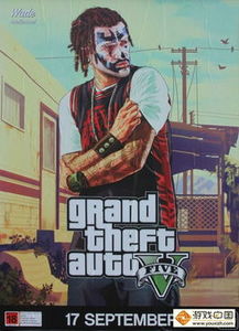 独家高清首曝！侠盗猎车5街头海报抢先看