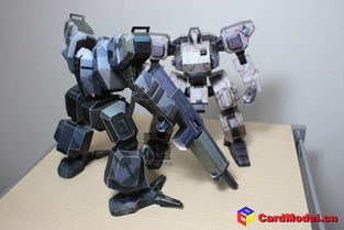 金属质感纸模机器人制作全攻略