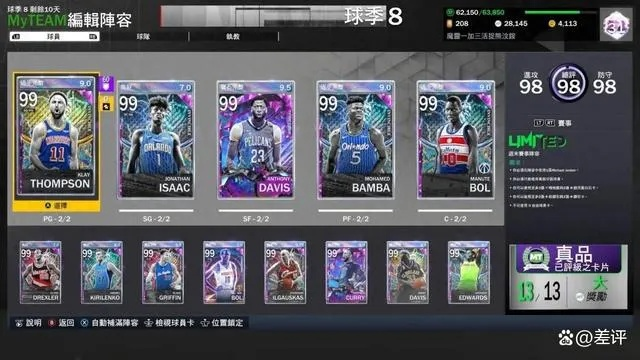 2K13卡类型终极解码，2026年传奇卡稀缺性分析与实战阵容构建全攻略