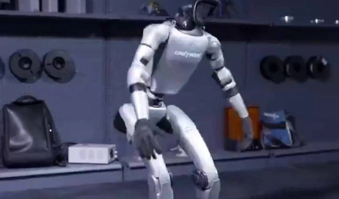 宇树机器人进化成功夫大师,被抽仍能梅花桩倒走?