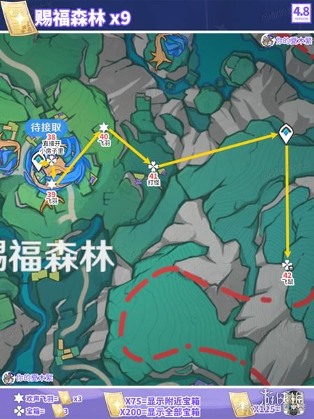 《原神》赐福森林悠乐片段探秘：收集点位攻略全解析