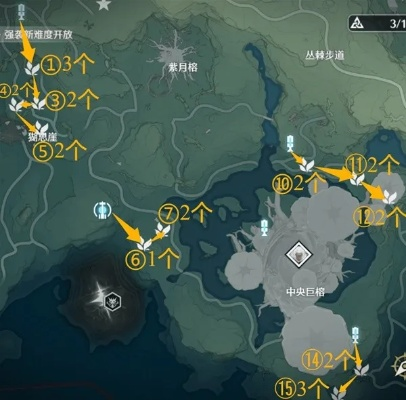 《鸣潮》云芝分布攻略：高效采集路线揭秘