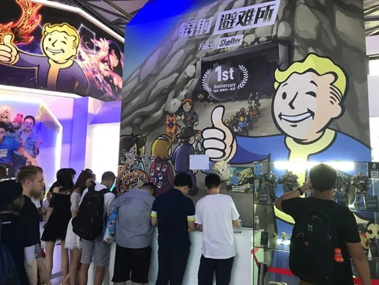 《辐射76》E3巨幅墙绘首曝：避难所小子惊艳亮相