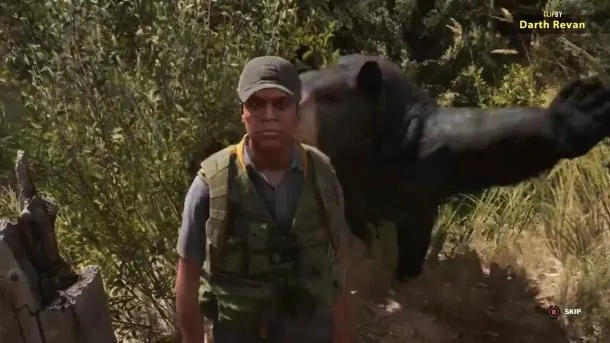 《孤岛惊魂5》搞笑集锦：熊出没抢镜，狗狗摸鱼神操作